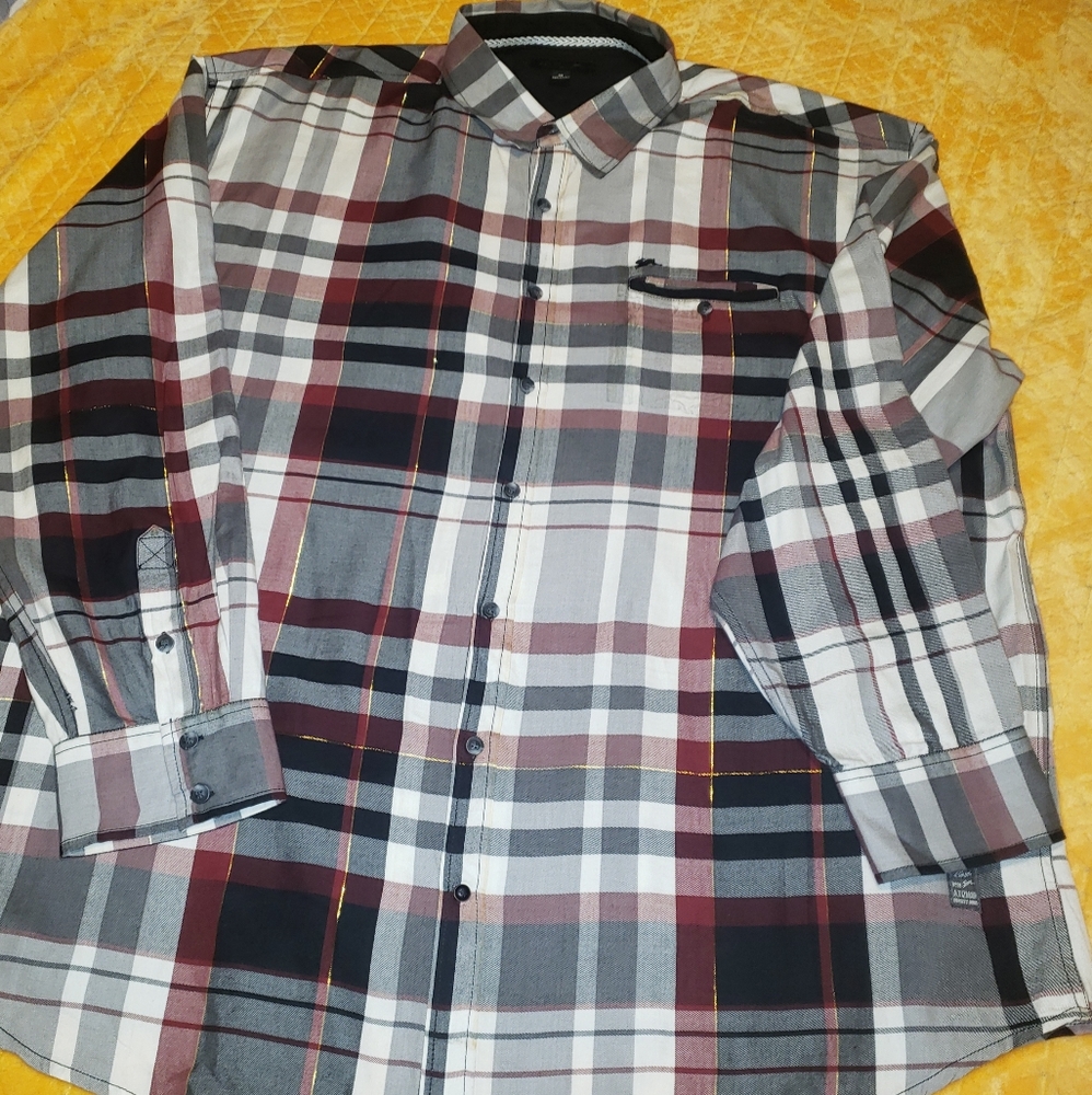 A. Tiziano Premium Casual Plaid Shirt